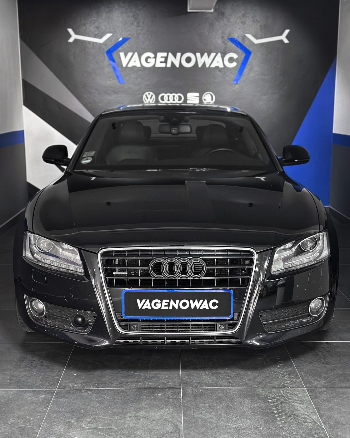 Crni Audi A5 u Vagenowac radionici